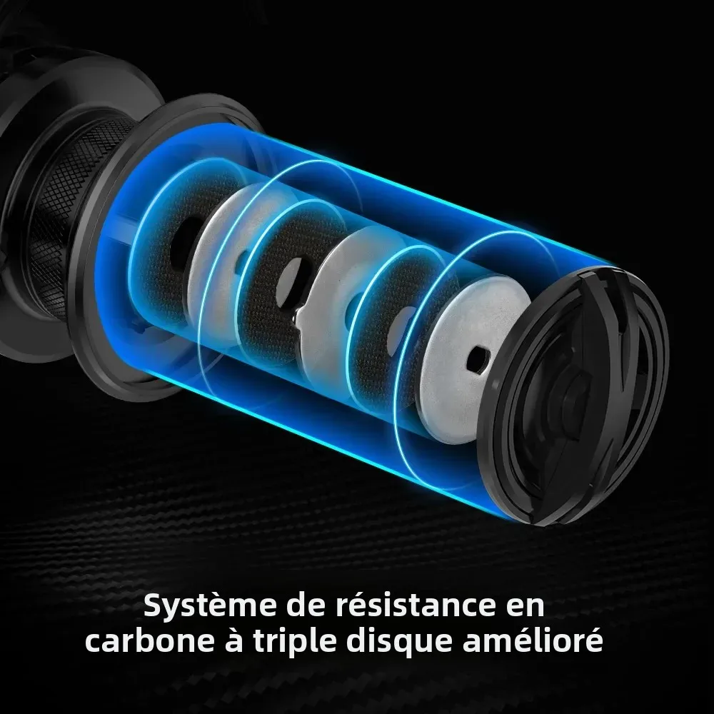 Moulinet spinning Piscifun Carbon X II 156g - 10+1 roulements frein 10kg pour pêche ultralégère précise