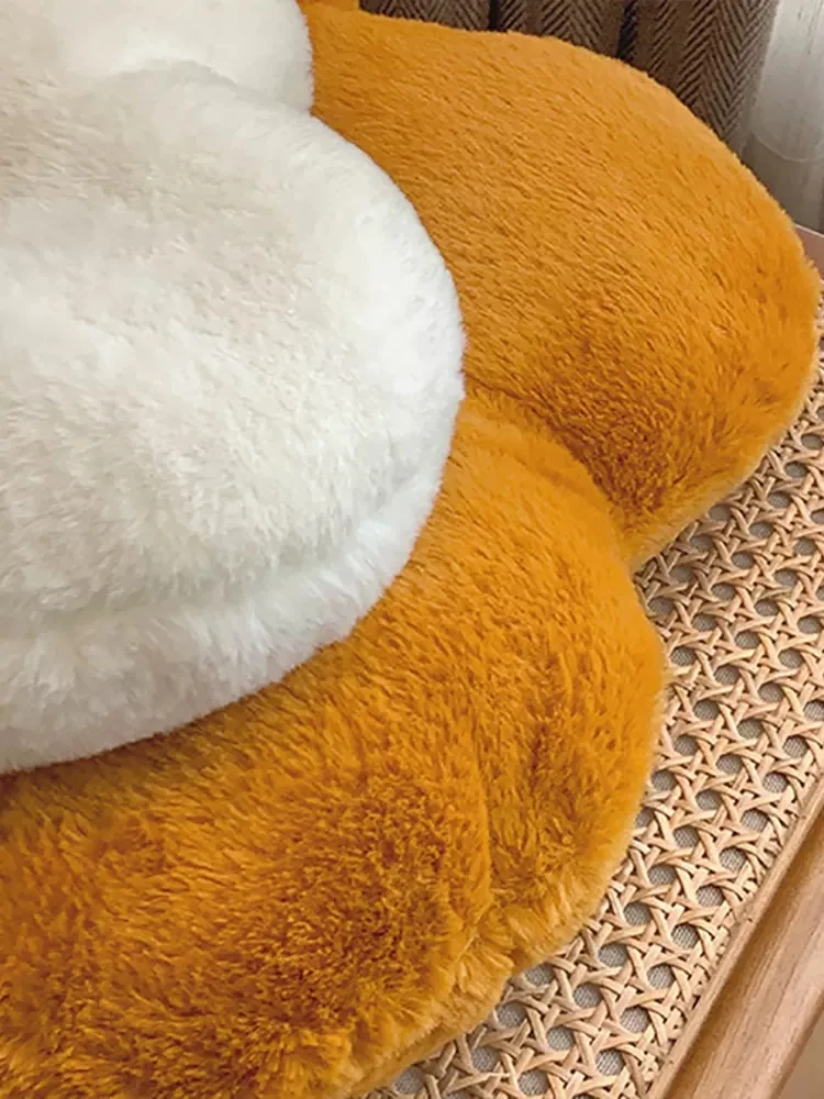 Cartoon Sunflower Small Kids Seat Cushion Home Decor Sofa Pillow Girl Plush Soft Little Cushion Bay Window Lumbar 방석 6