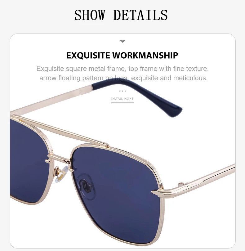 Vintage Sunglasses For Men  Square Fashion Glasses Sunglasses Women Trending Lunette De Soleil Homme Sonnenbrille Lentes_voghion.com