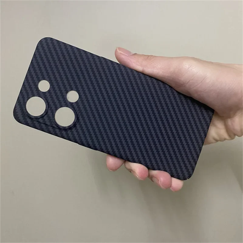 Carbon Fiber Stripe Matte Back Cover - Acrylic Hard PC Case