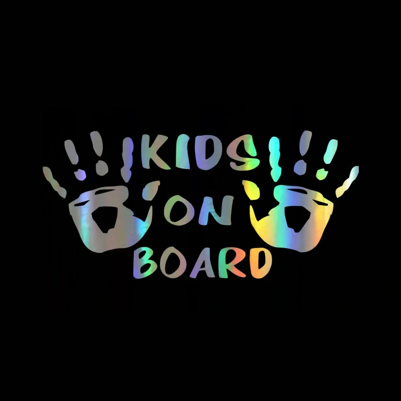 

15cm KIDS N BOARD Car Products Cute, Exterior Parts Decals Motorcycle Stickers Accessories Sticker Cover Scratches PVC Stylish,