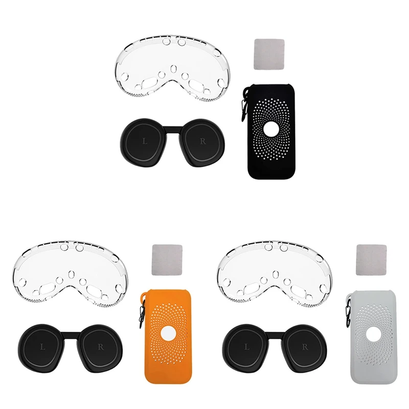 

Для Vision Pro Чехол Kit Силиконовая Мощность чехол VR очки пылезащитный наглазник ТПУ многофункциональные удобные аксессуары VR