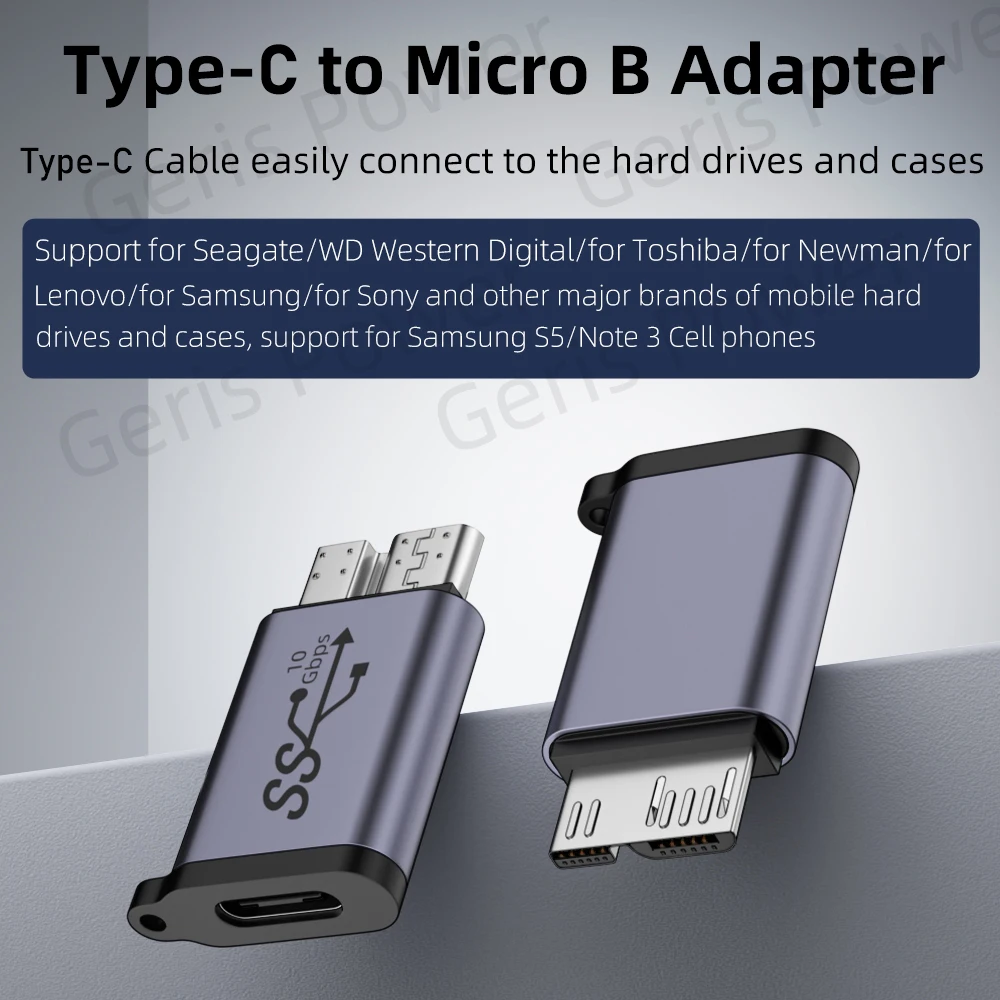 Txtcu Cavo USB C A Micro B 3.0, 1,5m - Adattatore Da Tipo C A Micro USB Per Hard Disk Esterno Toshiba, Seagate, WD, MacBook E Samsung