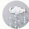 Creative Cute Star Moon Cloud Shape Nail-free Wall Clothes Hooks Kids Room Decorative Key Hanging Hanger Kitchen Storage Hook 5