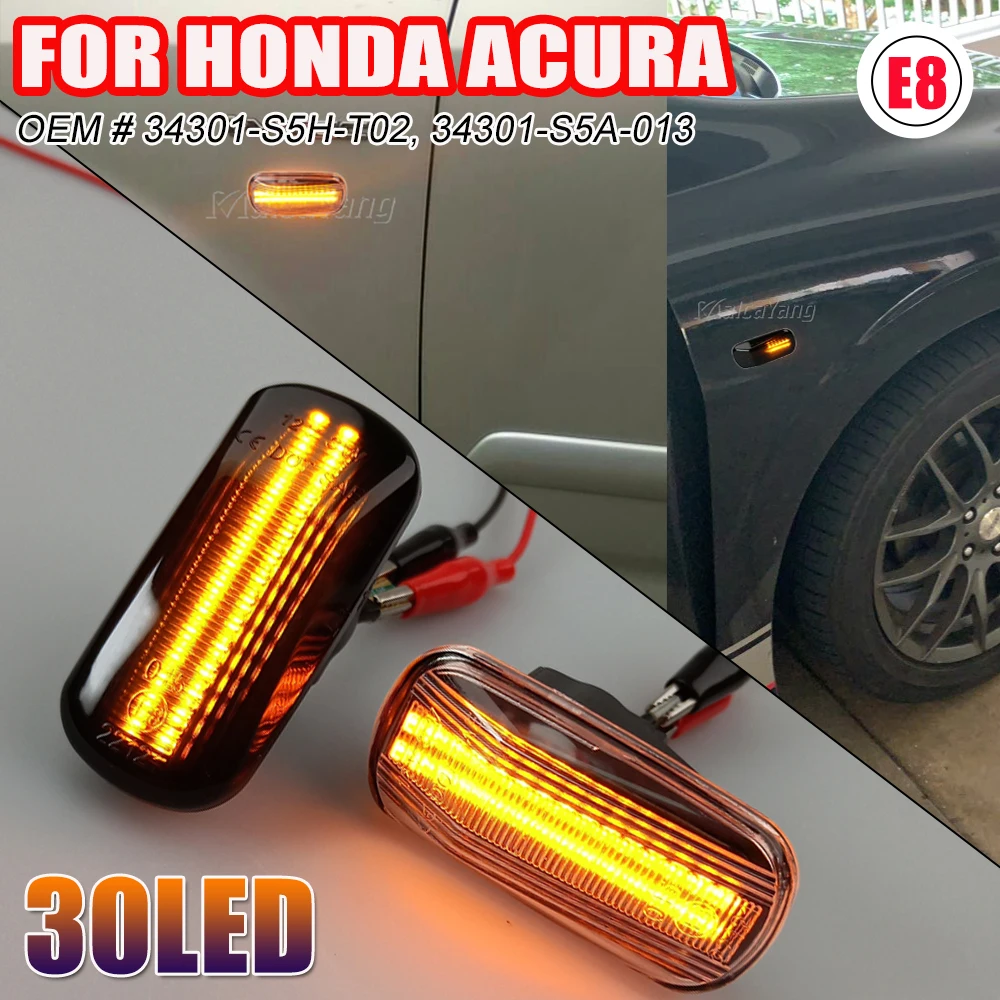 Фонарь поворотника для Honda CRV Accord Civic City, подходит для Jazz Stream HRV S2000 Odyssey Integra Acura RSX NSX