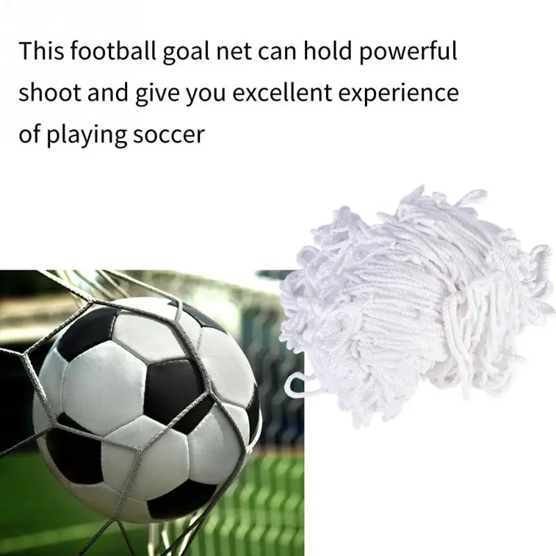3x2m Football Soccer Goal Net Quality Polypropylene Fiber Goal Net Fottball Full Size only Sports Match Training Tools soccer goal net