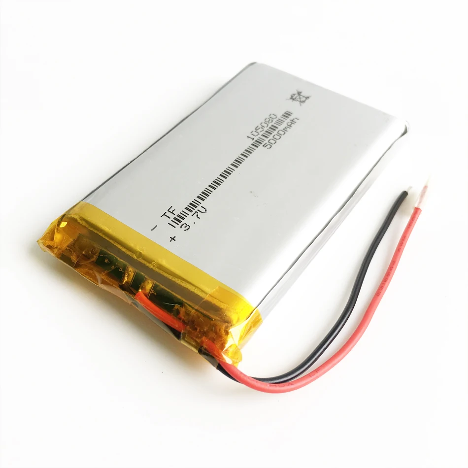 Pilha de Bateria Recarregável do Polímero do Lítio Banco do Poder do Lipo Vídeo Psp Portátil Mid Molhada Tabuleta Portátil pc 105080 3.7v 5000mah - Image 5