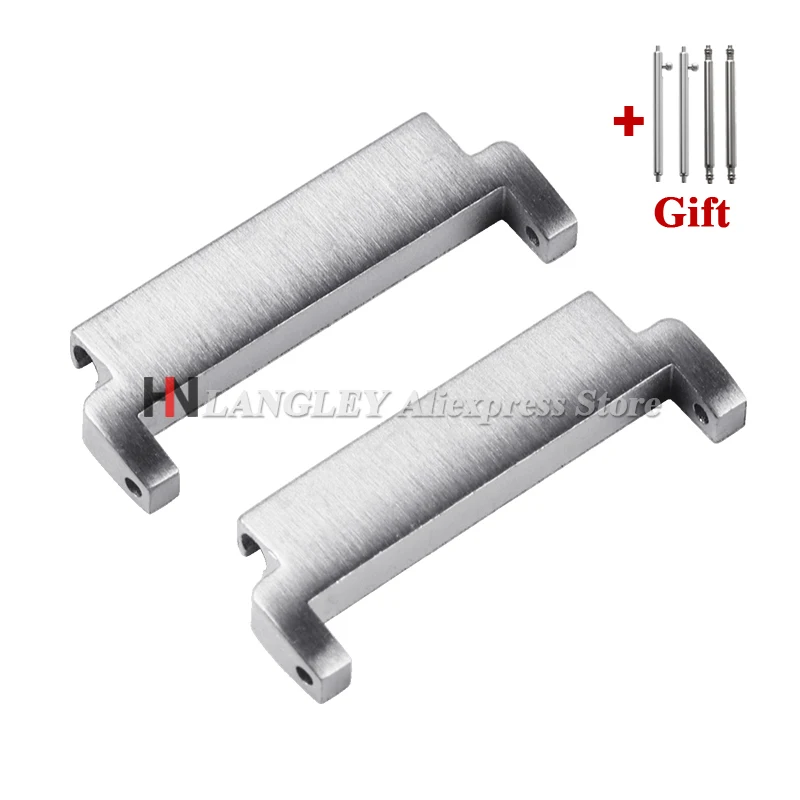 Universal Metal Watch Strap Adapters with Quick Release Pins