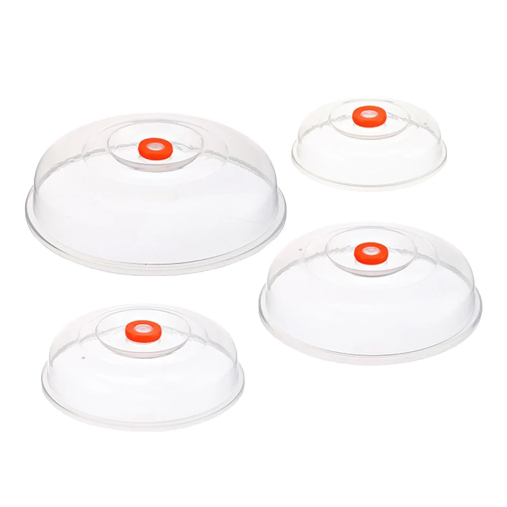 

4pcs Food Covers Microwave Splatter Covers Oven Covers Microwave Lids for Food