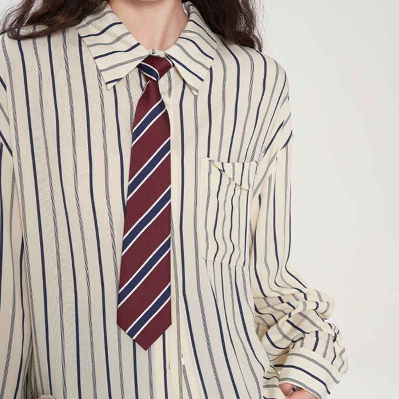 Classic Striped Retro Necktie for School and Casual Wear