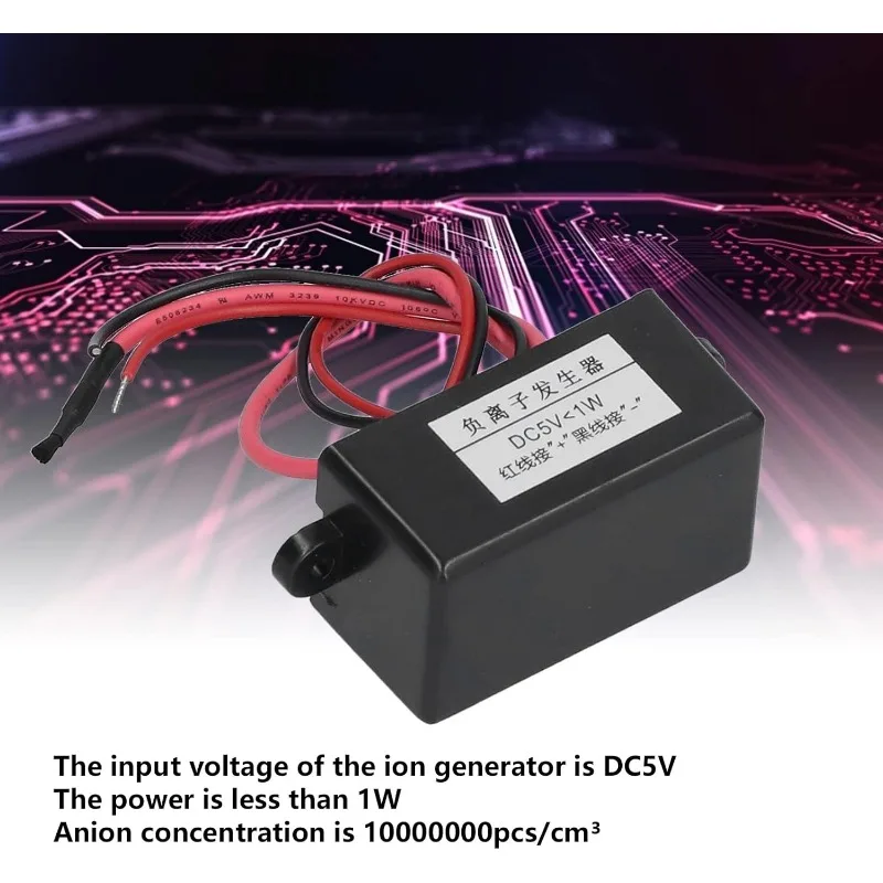 Ionizer Generator Module Anion Air Purifier Ion Generator Mini Negative Ion Air Purifier Ionizer Module DC5V