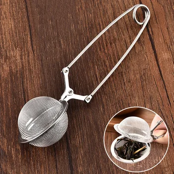 Tea Strainer Stainless Steel Tea Infuser Mesh Tea Ball Infuser Filter Reusable Loose Leaf Strainer Bag Brew Herb Tea Accessories 6