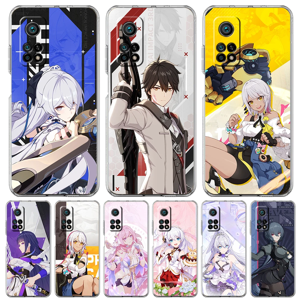 Stylish Honkai Impact 3rd-Themed Phone Case Cover for Xiaomi and Poco Devices