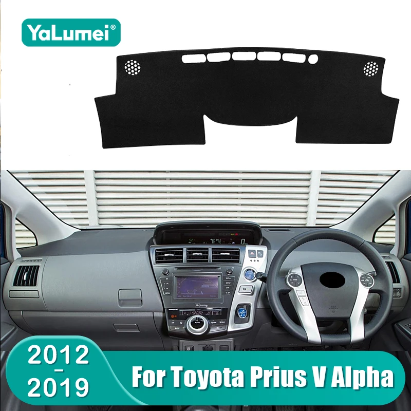 Für Toyota Prius V Plus Alpha Hybrid 2012 2013 2014 2015 2016 2017 2018 2019 Auto Dashboard Abdeckung Sonnenschutz pad Zubehör