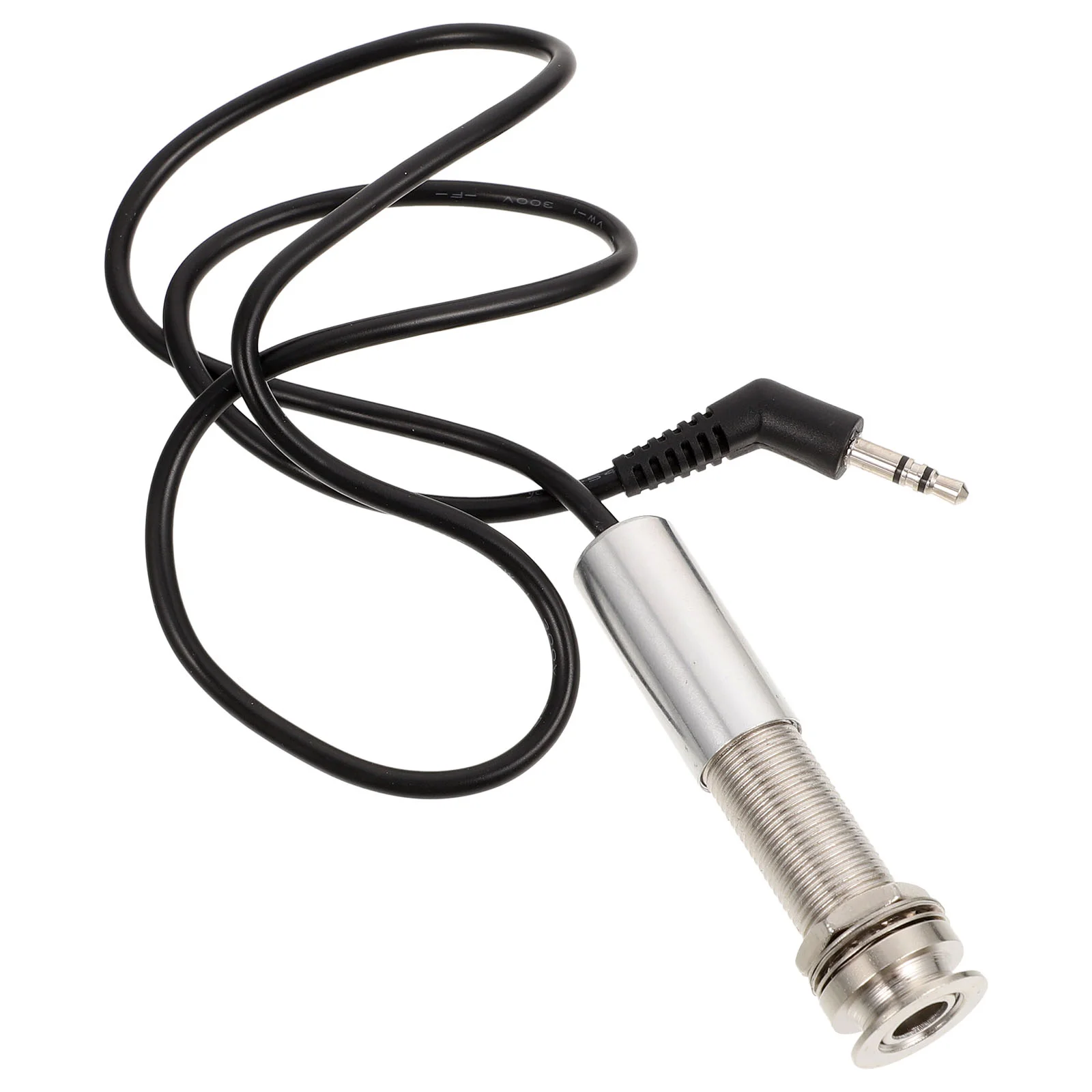 

600 Mm Guitar Cable Pickup Pickups Patch Cables Bass Amp Power Wire Right Angle