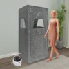 Lightweight Portable Personal Steam Sauna Spa set tent 180*80*80cm+2.6L steam engine+65cm folding chair 3