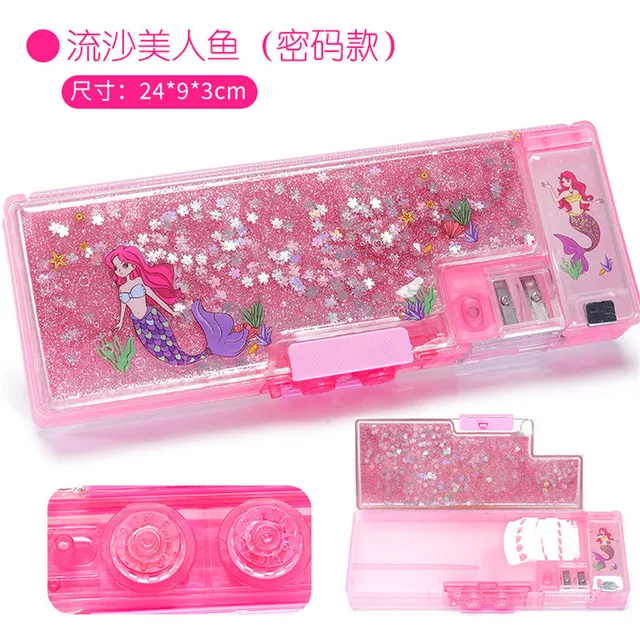 Astucci Rettangolari a vani in stile Giapponese 62 Astucci per matite astuccio Kawaii per ragazze materiale Escolar Estojo Etui Trousse Scolaire astuccio Estuche