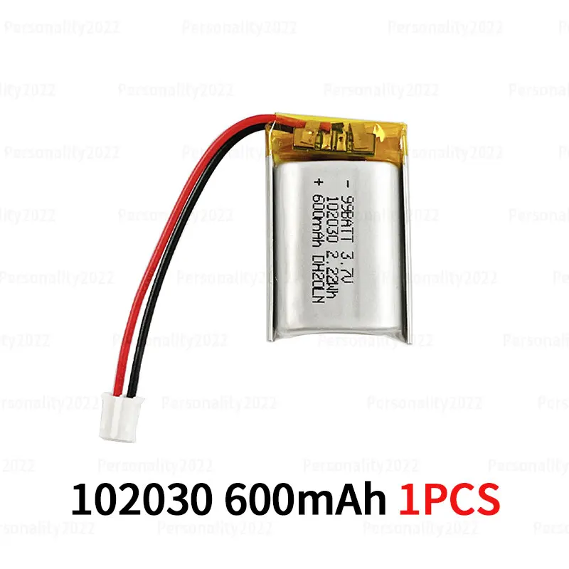 102030-600mAh 1PCS