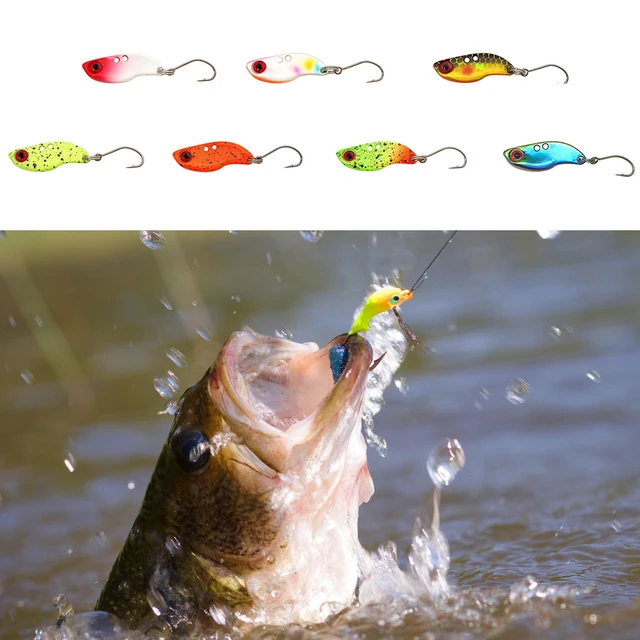 Trout Spoons Kit Trembling Wobbler Fishing Lure Single Hook Mini Vibration Spinner  Baits Saltwater Carp Bass Swimbait - AliExpress