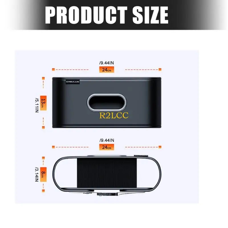 R2LC 가족 여행 필수 자동차 티슈 디스펜서 높은 저장 용량 쉬운 설치 거부 장비 필요