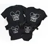 Funny Disney Family Matching Shirts Happiest Dad Mom Kids On the Earth Print Tshirt Baby Rompers Causal Disneyland Trip Outfits 1
