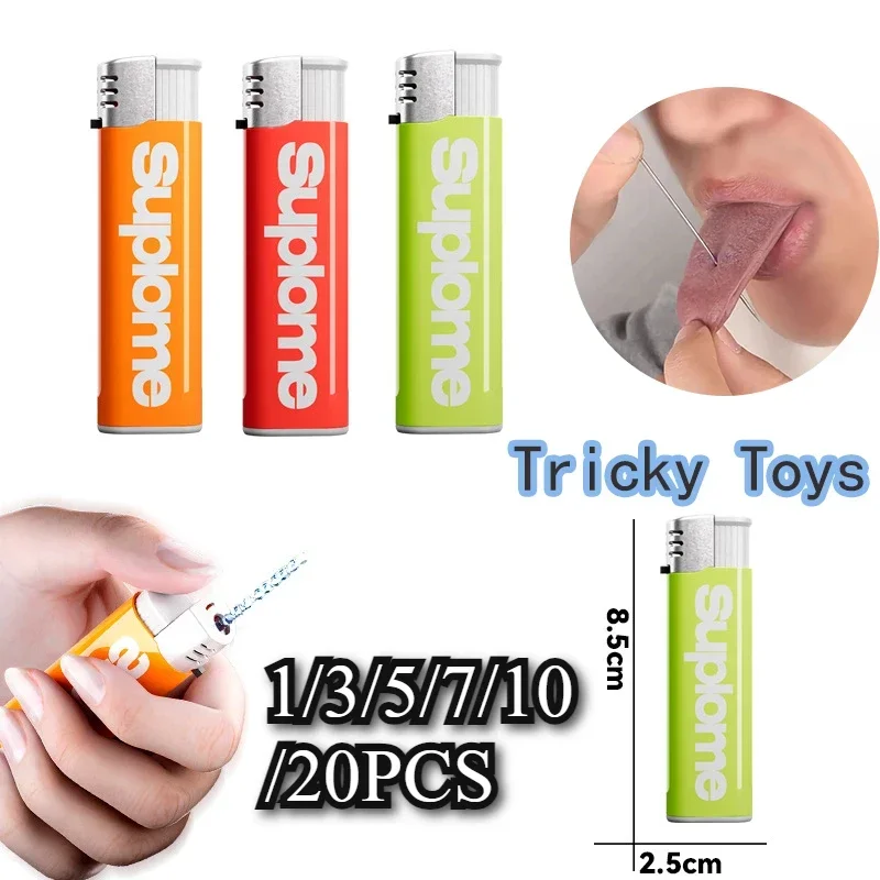 Water Spray Toy Teasing Lighter Simulation Tongue Set