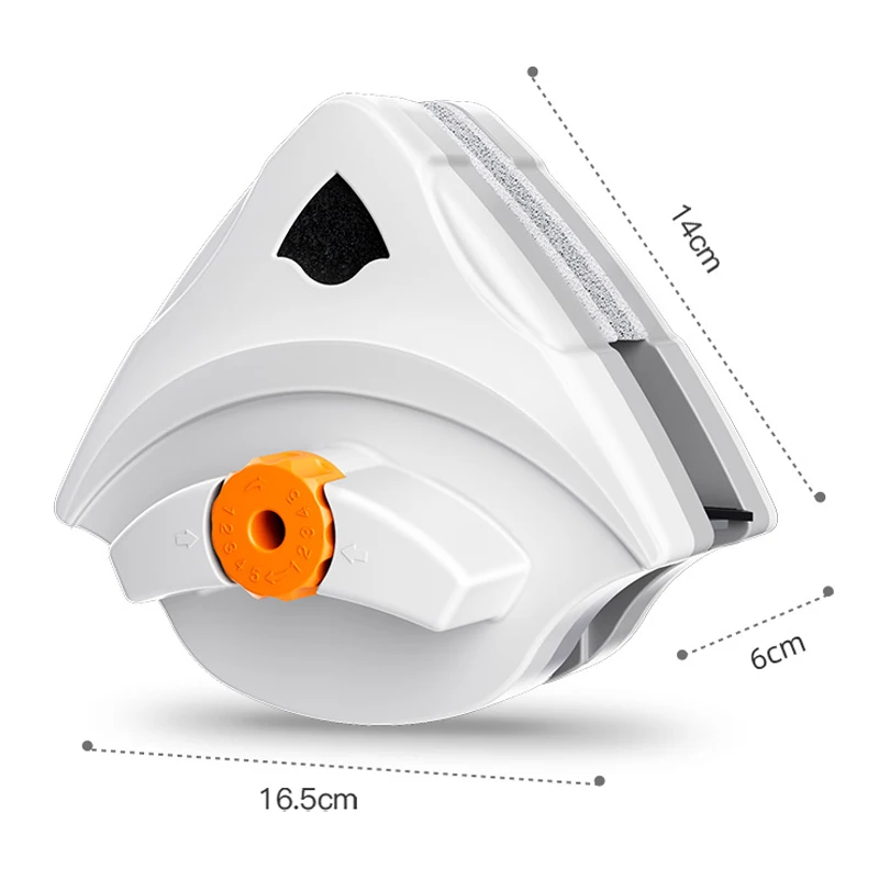 Magnetic window cleaner high-rise window wipe window household double-sided scrub brush scraping cleaning special tool 6