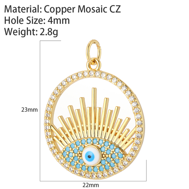 Blue Eye of Horus Designer Jewelry Charms Snake Eagle Pendant Charms for Jewelry Making Diy Earrings Bracelet Necklace