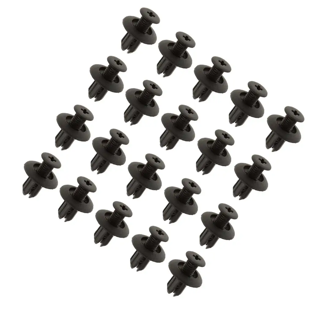 6mm 0.24inch Hole Black Plastic Type Fastener 91501-S04-003 for Norton