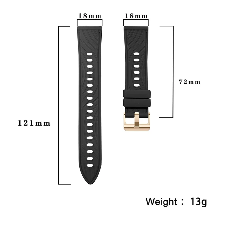 18 مللي متر سيليكون الفرقة لهواوي 5 42 مللي متر ال...