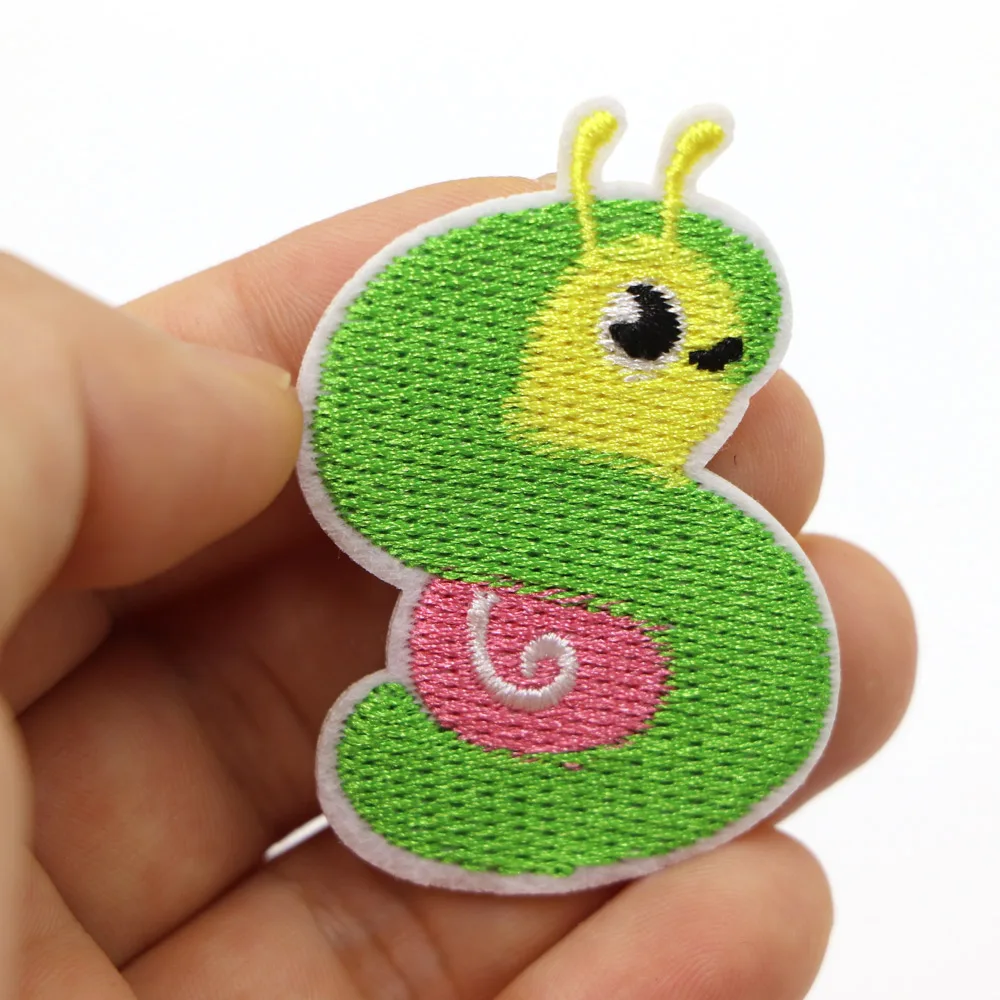 1PC Eisen auf Patches Nähen auf Applique Patches Tiere Buchstaben Alphabet Gestickte Patches Diy Benutzerdefinierte Name Abzeichen Reparatur patch – Detail 23