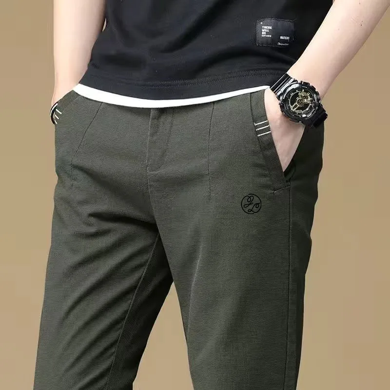 

Spring Autumn Men's Golf Pants Elastic Waistband Loose Elasticity Golf Trousers Korea fashion Man's Casual Sports Pants Size 38