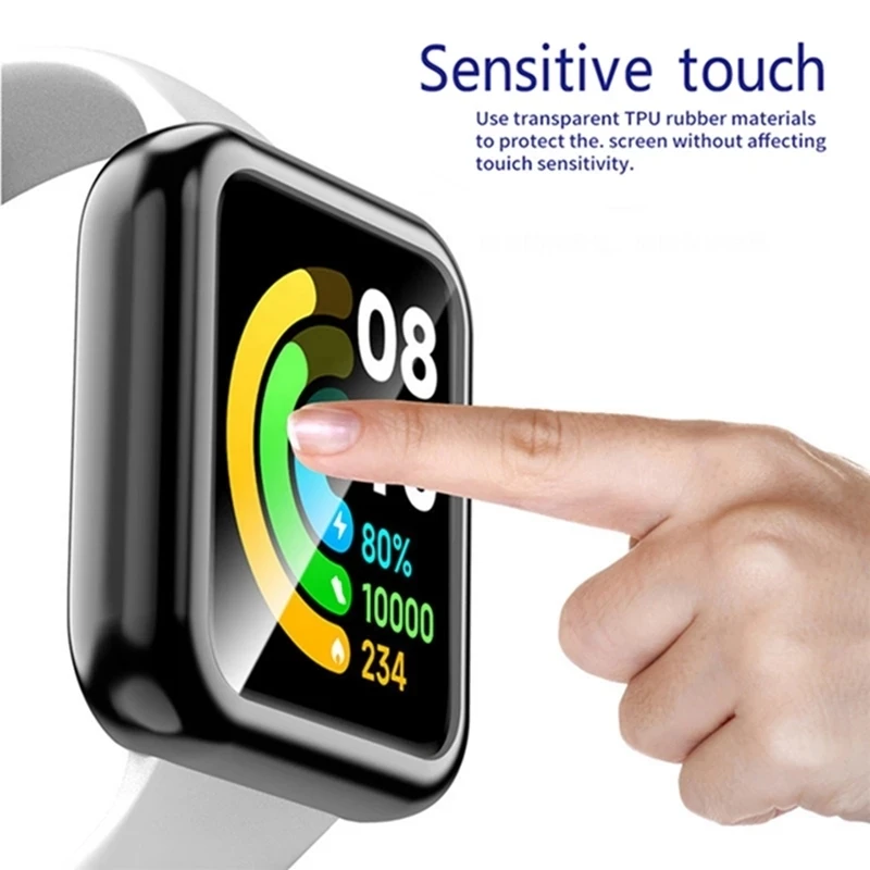 Premium Plating TPU Full Screen Protective Case for Xiaomi Mi Watch Lite 2 & Redmi Watch 2 Lite