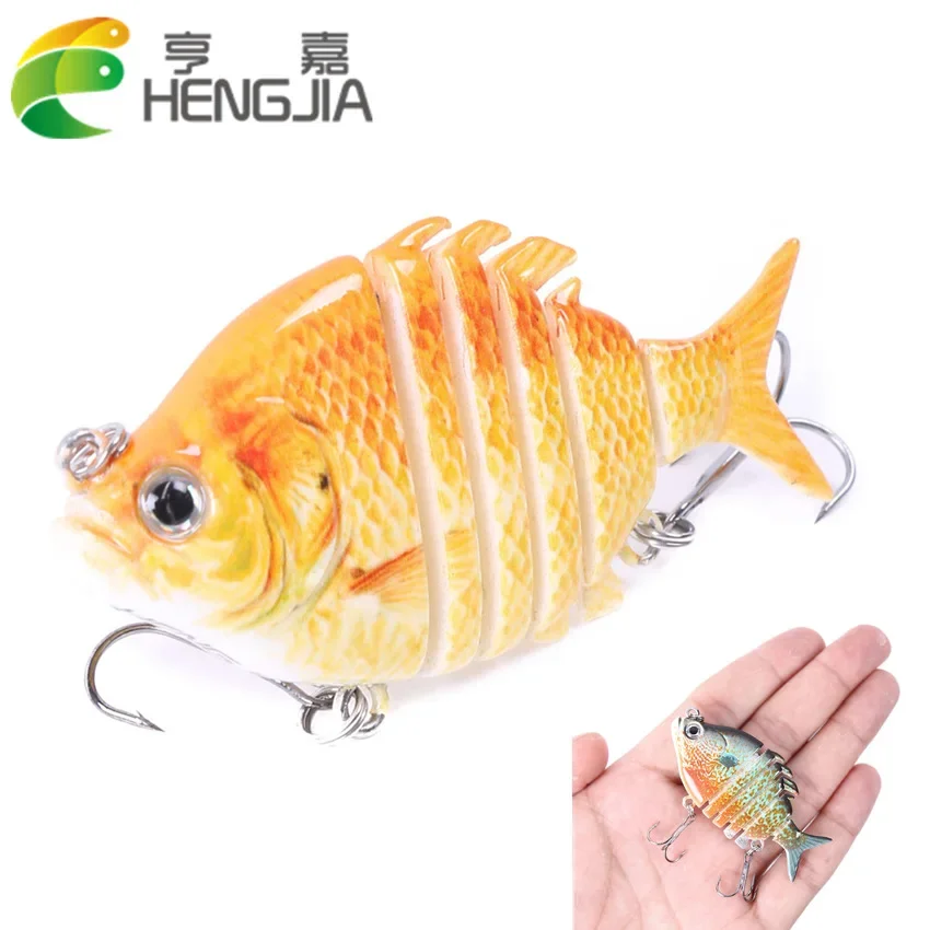 Attrezzatura Da Pesca Bionic Tilapia Lure 6.4Cm 9.3G Fake Bait Elettrolitico Kraty Fish Vibrazione A Dondolo Morente Tentazione Esca Da Nuoto