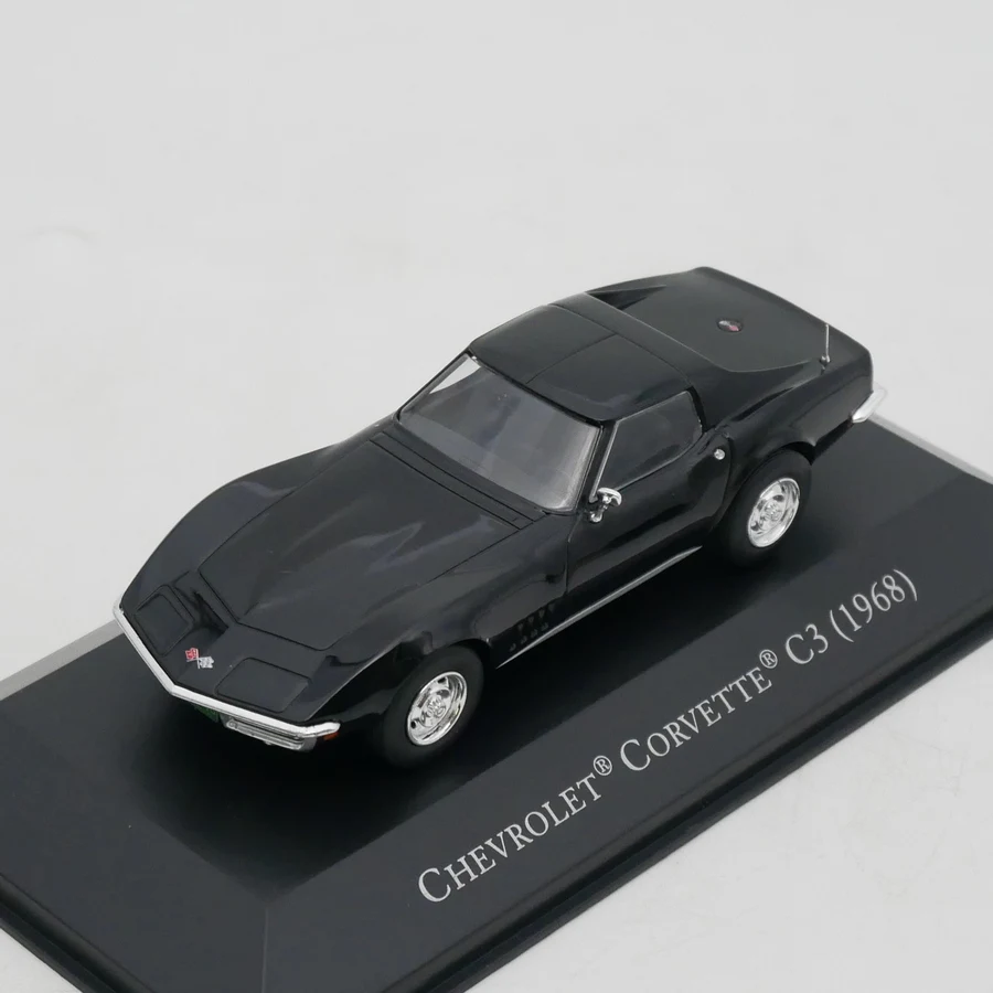 Diecast Ixo 1:43 Scale Chevrolet Corvette C3 1968 Alloy Car Model
