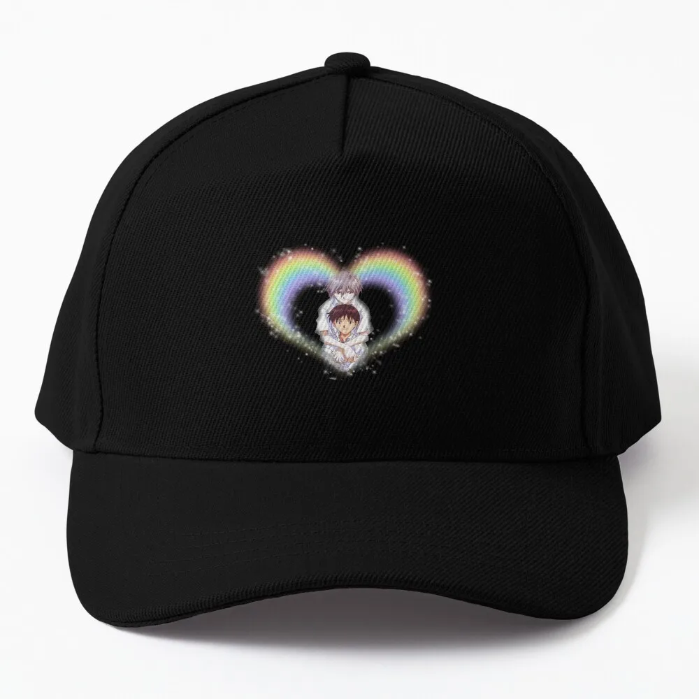 

Kaworu and Shinji Pride Baseball Cap Military Cap Man Fishing Caps Hat Girl Men's