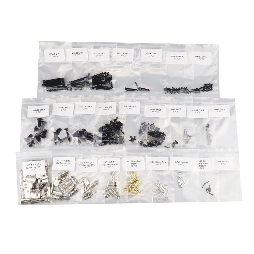 Atualização Kit Parafusos e Porcas para Impressora 3d Fixadores de Projeto Faça Você Mesmo Parafusos e Porcas Peças Voron Switchwire - Imagem 2