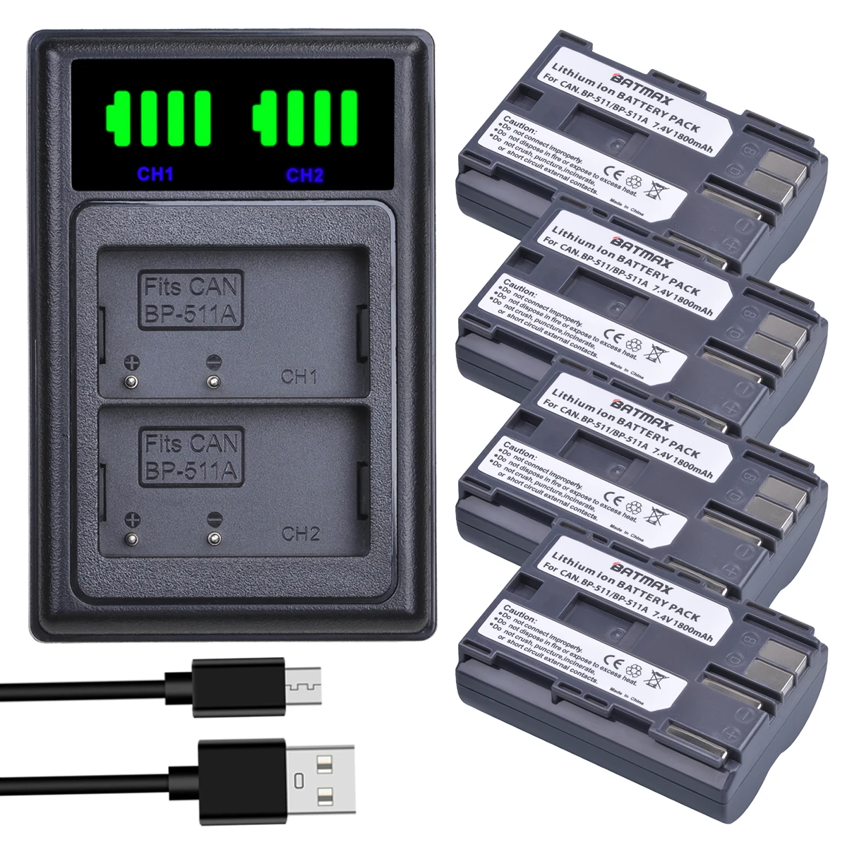 

Зарядное устройство USB для Canon EOS 40D 300D 5D 20D 30D 50D G6 G5 G3 G2 G1