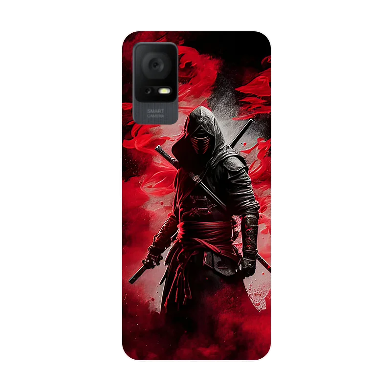 Floral Wolf Design Soft Silicone Shockproof Phone Case Cover