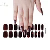 16/20/22Tips Semi-Cured Gel Nail Patch Adhesive Sliders Long Lasting Full Gel Nail Stickers DIY Manicure Harden In UV Lamp Need 5