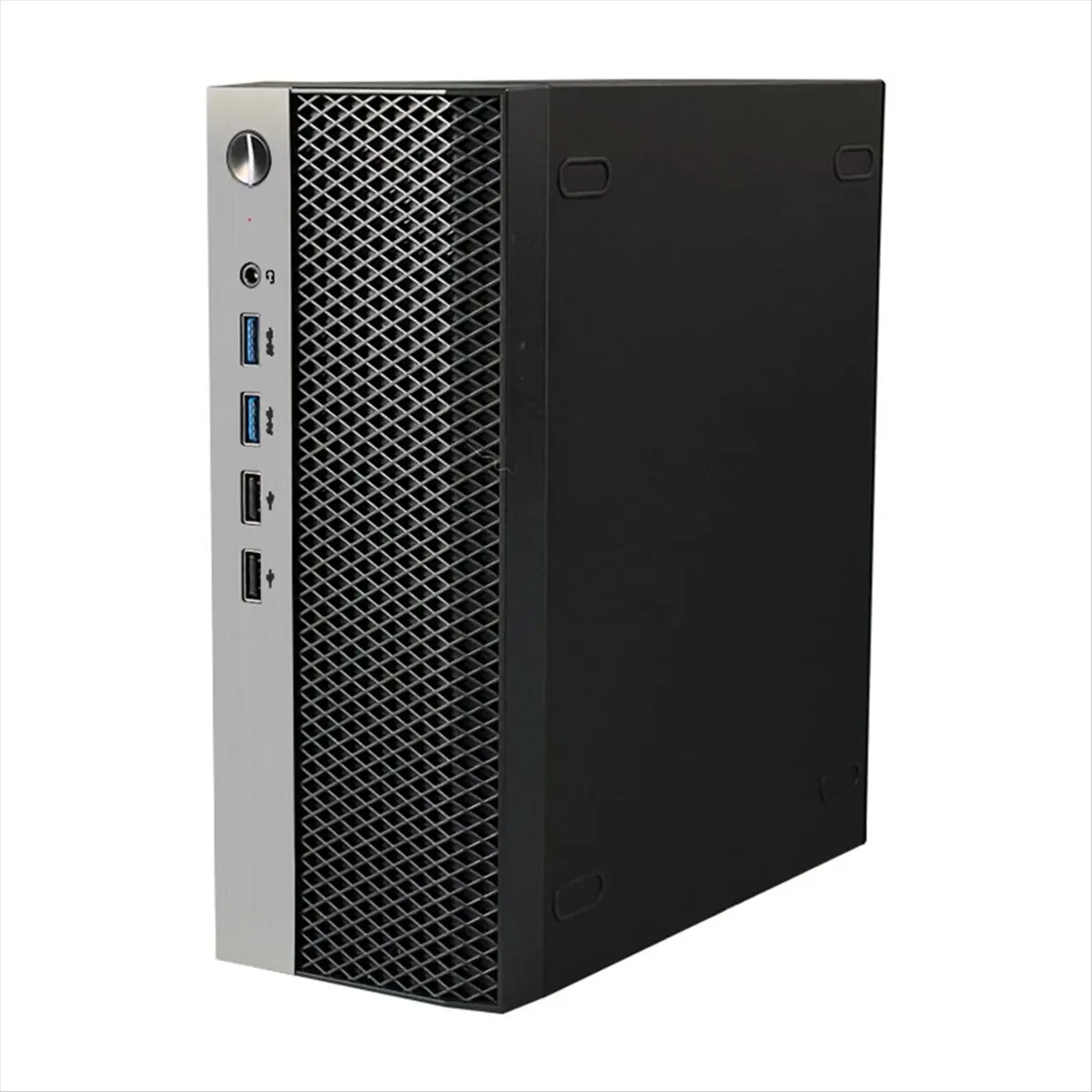 *A99Z 미니 ITX 컴퓨터 케이스 HTPC 섀시, 4XUSB 지원, 1U PSU 호환, 미니-ITX 메인보드 호환