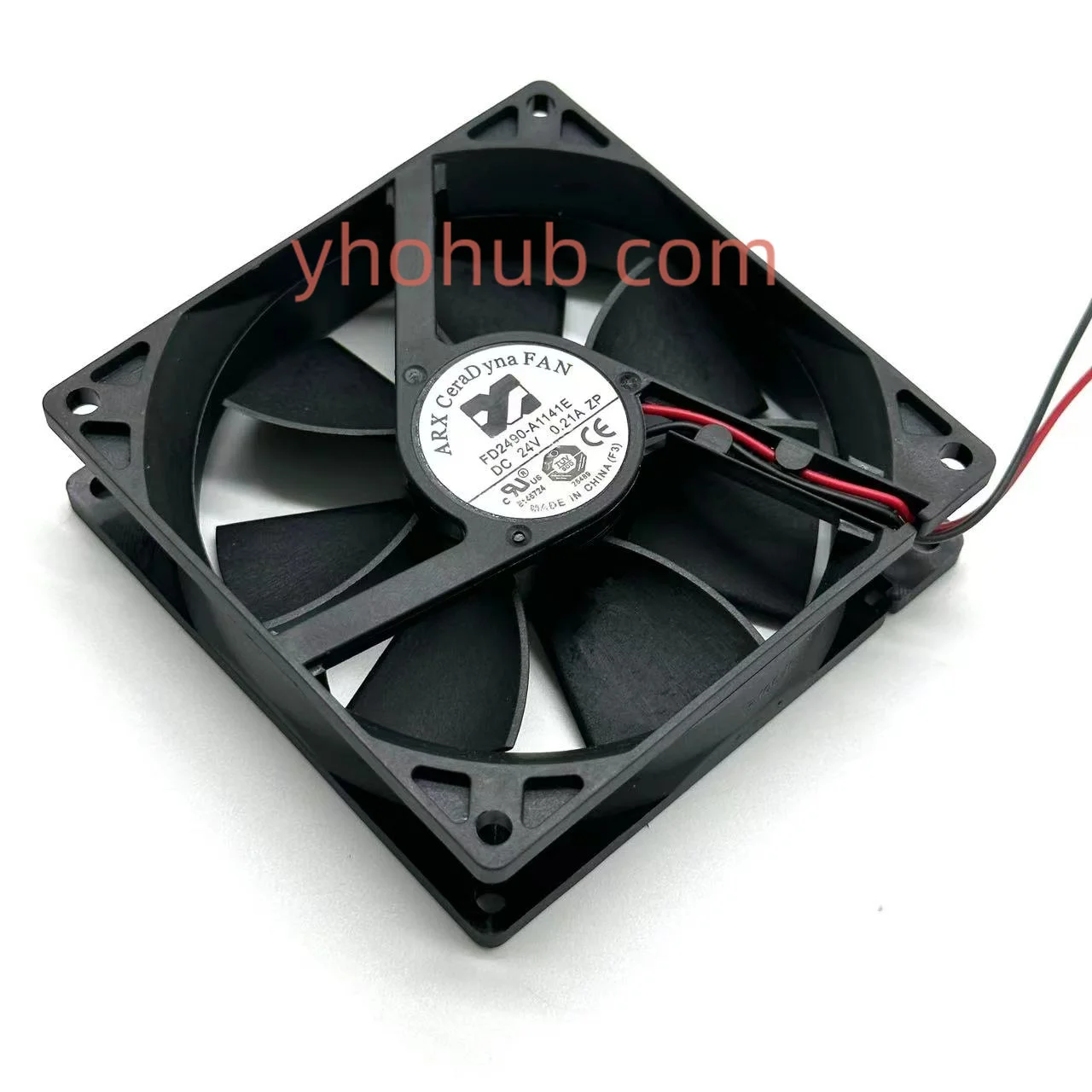 Arx Fd2490-a1141e dc 24v 0.21a 90x90x25 mm Ventilador de Refrigeração do Servidor Fios