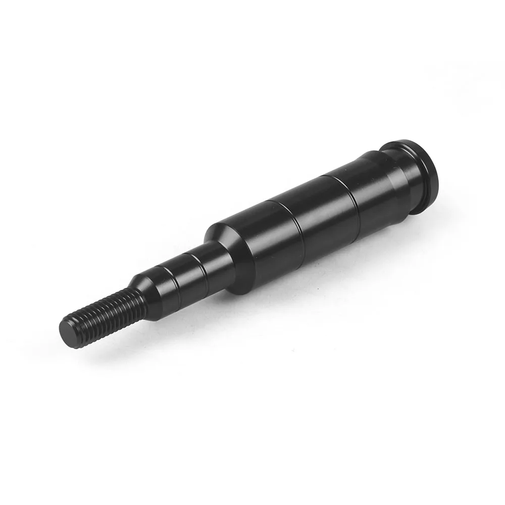 short shifter lever gear shift knob adapter car gear shift knob 133mm Aluminum Shift Knob Extender Extension Lever Gear Manual Shifter Rod M10x1.5 Straight Lever Extender For Honda