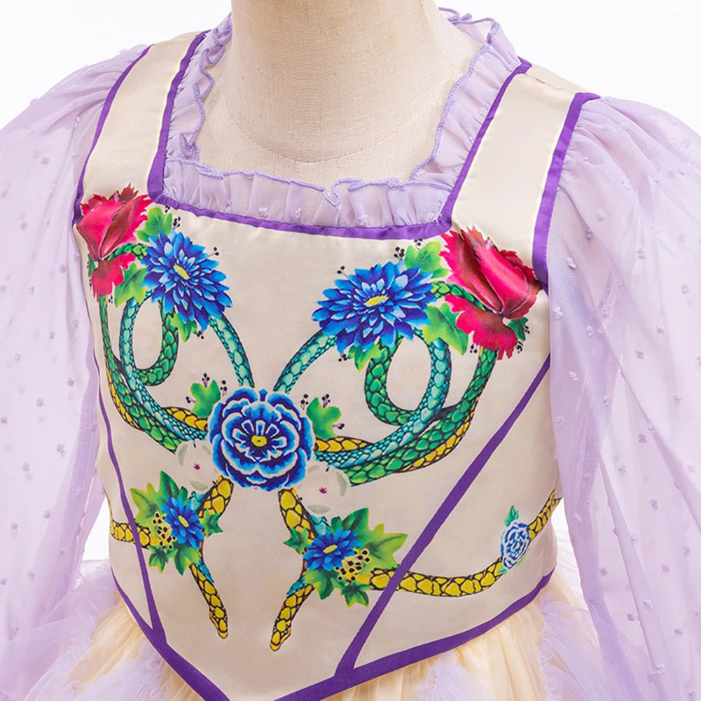 Lucy Gray Baird Cosplay Kids Girls Fantasia Tops Skirts Movie Hunger Cosplay Games Songbirds Disguise Child Halloween Cloth