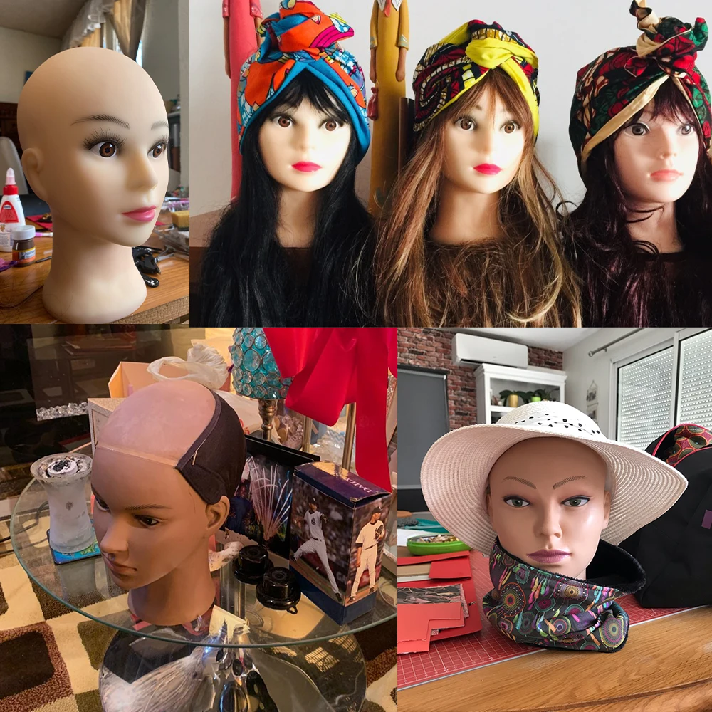 جديد عارضة أزياء رئيس شعر مستعار حامل مع قابل للتع...