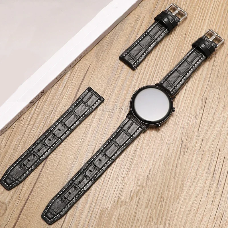 Waterproof Silicone Leather Sport Strap - Universal Replacement Wristband