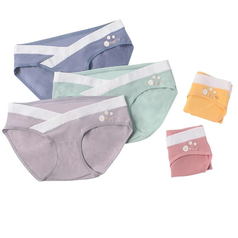 5-Pack Low Waist Maternity Underwear Maternity Panties for Pregnant Women Panties Pregnancy Clothes Briefs Intimates Underpants