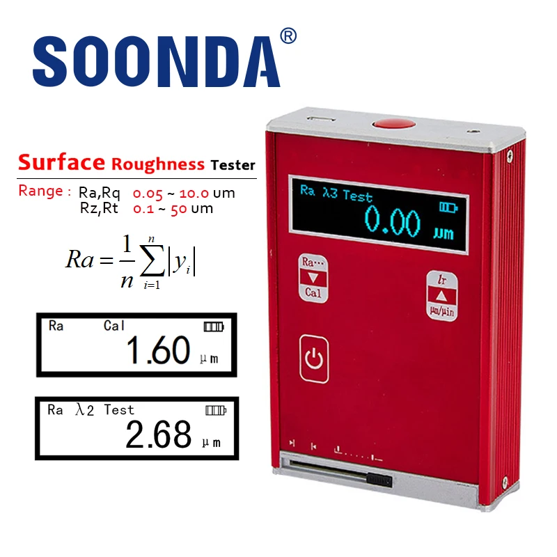 4in1 DSP Processor Surface Roughness Gauge Surface Profile Meter