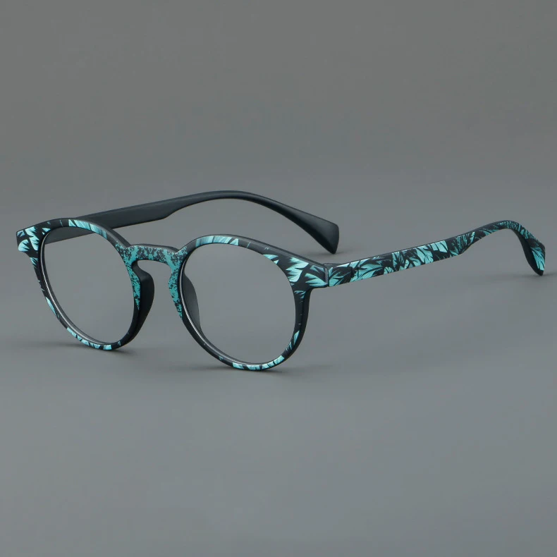 R57059 Regenbogen Tr90 Presbyopie Brillen Dame Trend Cat Eye Lesebrille Dioptrie +100 +200 +300 Optische Klare Brille – Detail 4