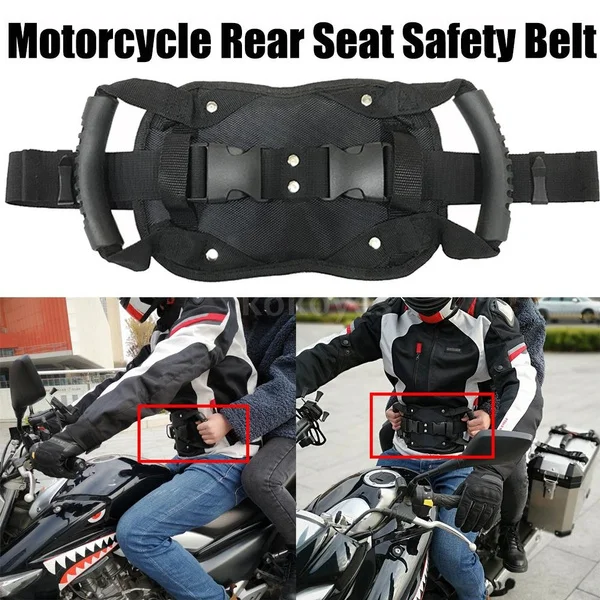 Universal Motorrad Sicherheits gurt Motocross Rücksitz Beifahrer Griff Armlehne Griff rutsch festen Bund Gurt Oxford Stoff – Detail 1